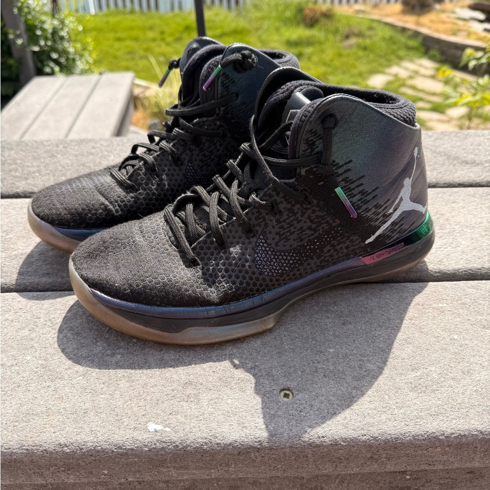 Jordan Black High-Top Sneakers
